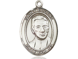Pewter Saint Eugene de Mazenod Medal Engraved Catholic Saint Jewelry