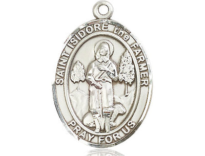 Sterling Silver St. Isidore the Farmer Medal | Large | Engravable