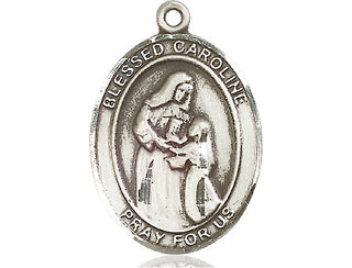Pewter Blessed Caroline Gerhardinger Medal Engraved Catholic Saint Jewelry