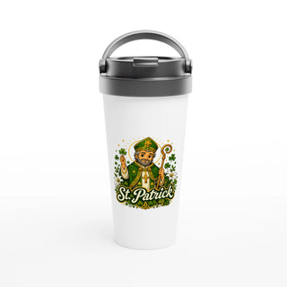 St. Patrick Shamrock Travel Mug
