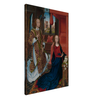Early Netherlandish Annunciation Canvas Print