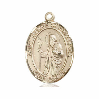 14kt Gold Filled Saint Joseph of Arimathea Medal | Engravable