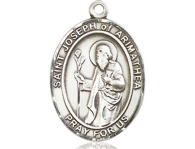 Sterling Silver St. Joseph of Arimathea Medal | Large | Engravable