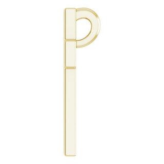 14K Yellow Open Cross Pendant