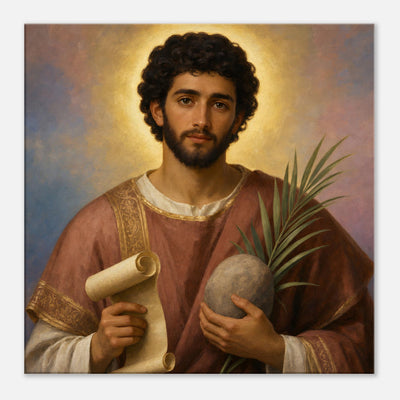 St. Stephen the Protomartyr - Devotional Canvas