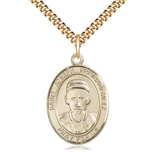 14kt Gold Filled Saint Joseph Freinademetz Medal Catholic Jewelry Engraved Catholic Saint Jewelry