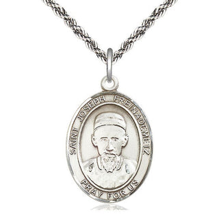 Sterling Silver Saint Joseph Freinademetz Medal Catholic Jewelry Engraved Catholic Saint Jewelry