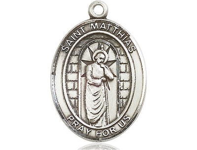 Pewter St. Matthias the Apostle Medal | Large | Engravable