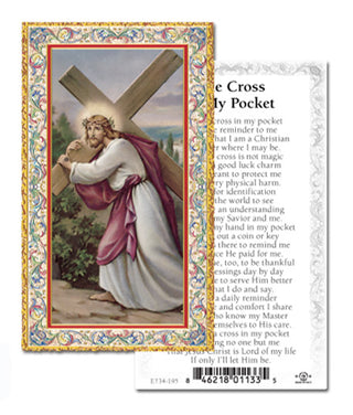 100-Pack - The Cross In My Pocket Holy Card