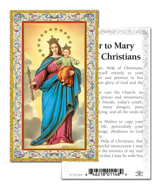 100-Pack - Mary Help Of Christians Holy Card