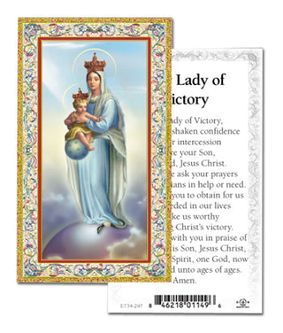 100-Pack - Our Lady Of Victory Holy Card