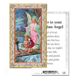 100-Pack - Guardian Angel Angel Of God Holy Card