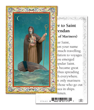 100-Pack - St Brendan Holy Card