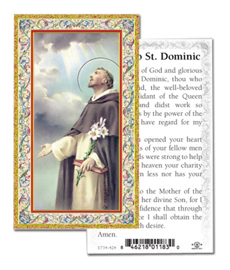 100-Pack - Prayer To St Dominic Holy Card – CatholicShop.com