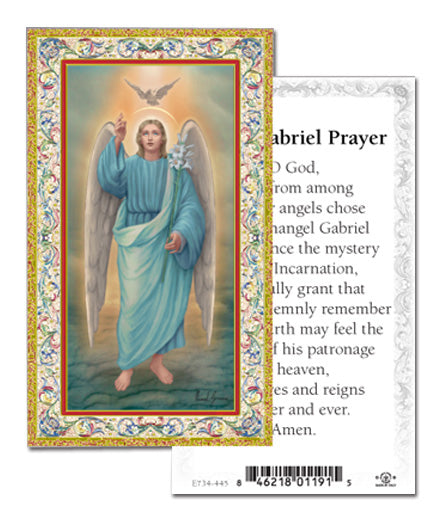 100-Pack - St Gabriel Holy Card – CatholicShop.com
