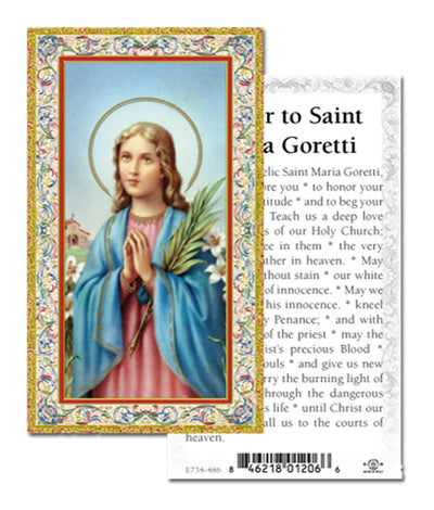100-Pack - St Maria Goretti Holy Card