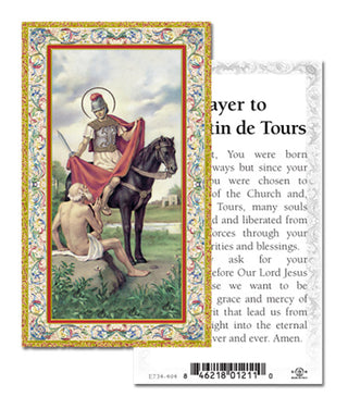 100-Pack - St Martin Of Tours Holy Card