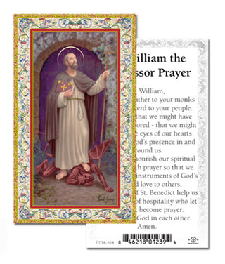 100-Pack - St William Holy Card