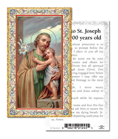 100-Pack - St Joseph Holy Card