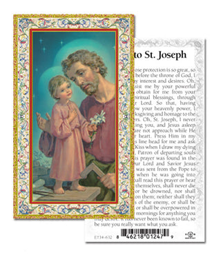 100-Pack - St Joseph -50Th Yr Our Lord Holy Card