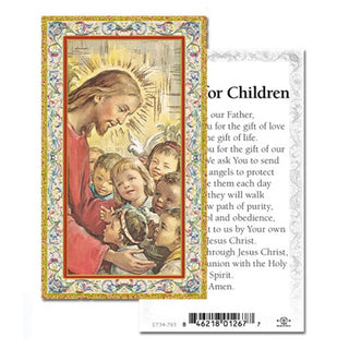 100-Pack - Prayer For The Children Holy Card