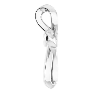 14K White Youth Cross Pendant
