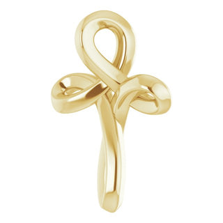 14K Yellow Youth Cross Pendant