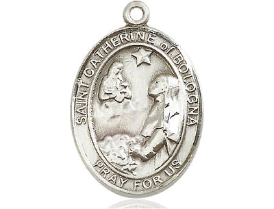 Pewter St. Catherine of Bologna Medal | Large | Engravable