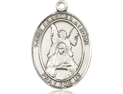 Pewter St. Frances of Rome Medal | Large | Engravable