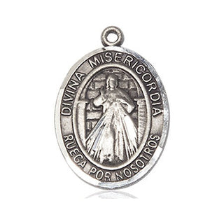 Sterling Silver Divina Misericordia Medal