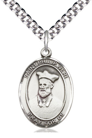 Pewter Saint Philip Neri Medal Catholic Jewelry
