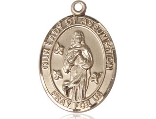 14kt Gold Filled Our Lady of Assumption Medal | Engravable
