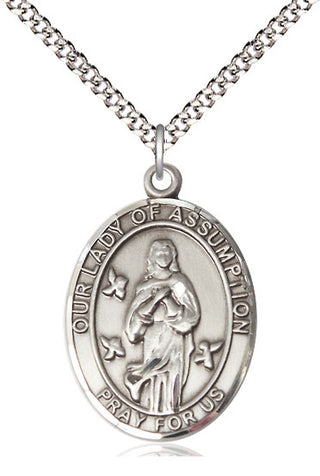 Pewter Our Lady of Assumption Medal | Large | Engravable