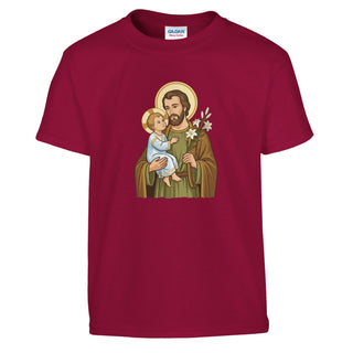 St. Joseph and Child Kids T-Shirt - view 4