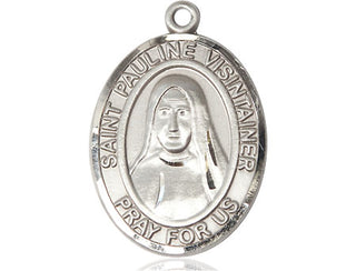 Pewter Saint Pauline Visintainer Medal Engraved Catholic Saint Jewelry