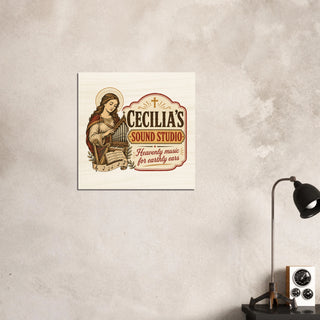St. Cecilia's Sound Studio Wood Plaque - view 7