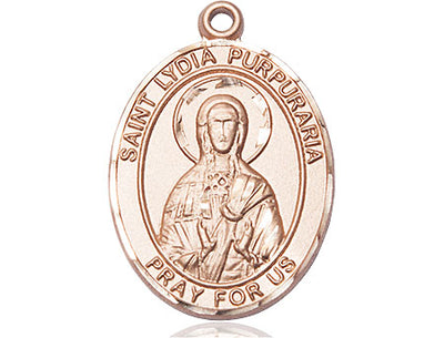 14kt Gold Filled St. Lydia Purpuraria Medal | Large | Engravable