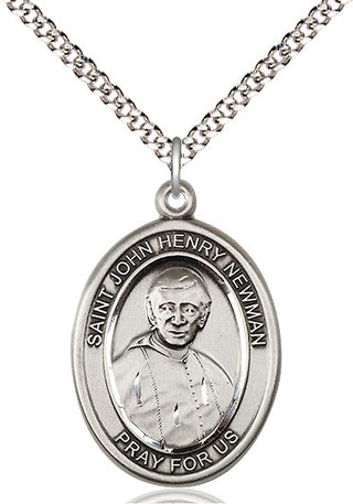 Pewter Blessed John Henry Newman Medal Catholic Jewelry Engraved Catholic Saint Jewelry