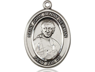 Sterling Silver Blessed John Henry Newman Medal Engraved Catholic Saint Jewelry
