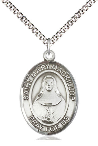Pewter Saint Mary Mackillop Medal Catholic Jewelry Engraved Catholic Saint Jewelry