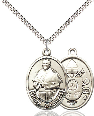 Pewter Pope Francis Medal Catholic Jewelry