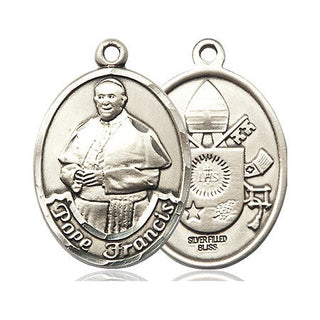Sterling Silver Pope Francis Medal Catholic Jewelry
