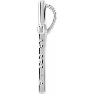 Platinum Blessed Cross Pendant
