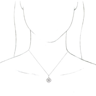 14K Rose 1/8 CTW Natural Diamond Five-Fold Celtic-Inspired Pendant