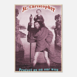 St. Christopher Prayer Framed Print - view 24