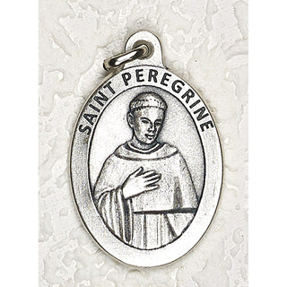 Bulk Saint Peregrine Double Sided Medals - 1-1/2 Inch