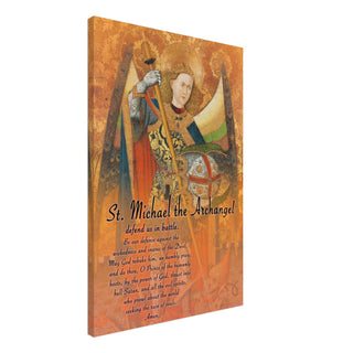 St. Michael the Archangel Prayer Canvas Print - view 2