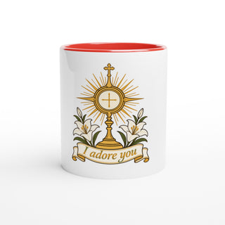 Eucharistic 'I Adore You' Color Mug - view 2