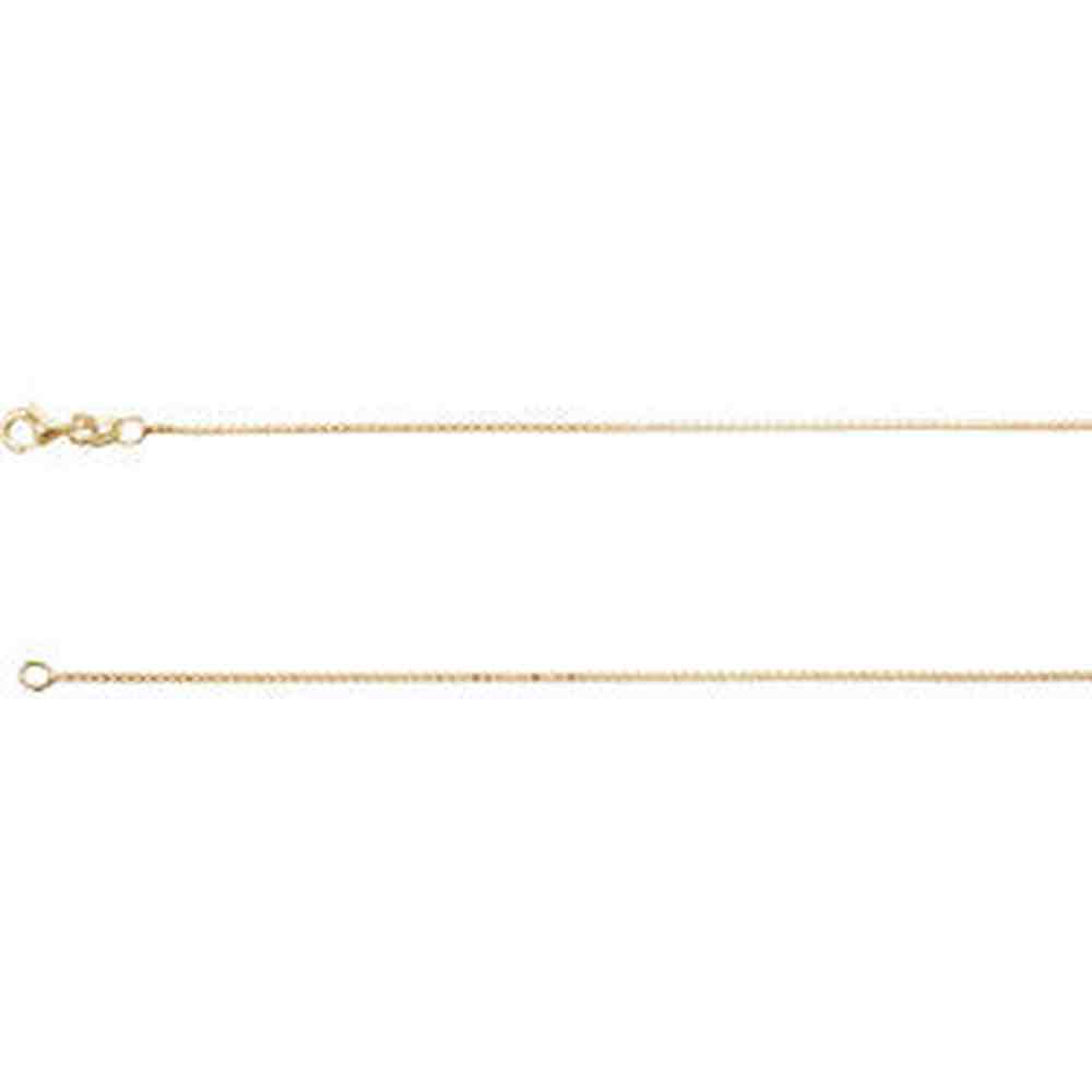 16-inch Diamond Cut Box Chain - 18K Yellow Vermeil – CatholicShop.com