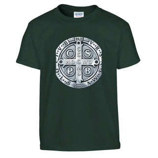 St. Benedict Medal Kids T-Shirt - view 2